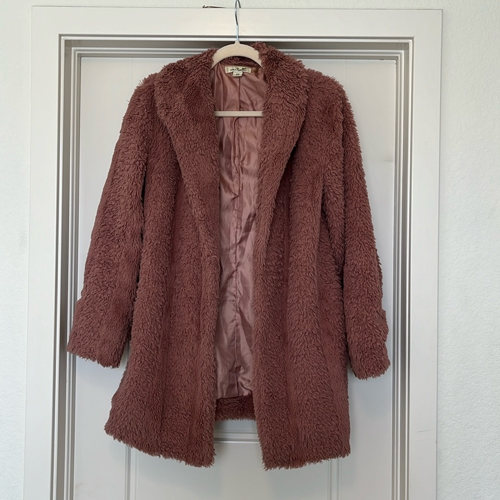 Pink Fuzzy Coat